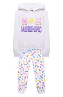 Комплект из худи и брюк Moschino