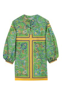 Хлопковое мини-платье Philosophy di Lorenzo Serafini Kids