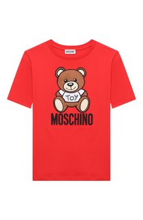 Хлопковая футболка Moschino