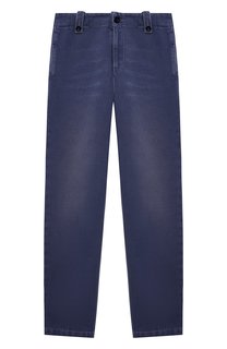 Джинсы из хлопка и льна Gucci