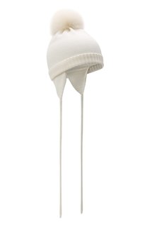 Шерстяная шапка с меховой отделкой Catya