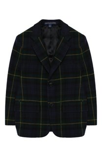 Шерстяной пиджак на двух пуговицах Polo Ralph Lauren