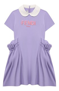 Платье из вискозы Fendi