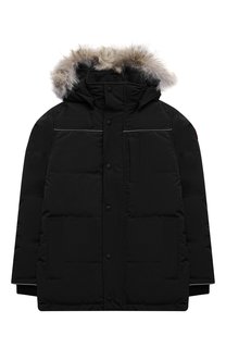 Пуховая куртка Eakin с меховой отделкой на капюшоне Canada Goose