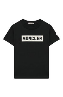 Хлопковая футболка Moncler Enfant