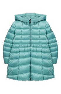 Пуховое пальто с капюшоном Moncler Enfant