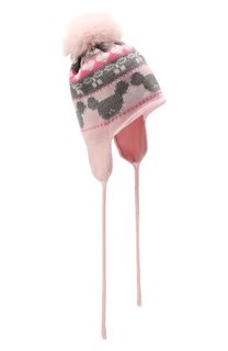 Шерстяная шапка с меховой отделкой Catya