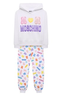 Комплект из худи и брюк Moschino