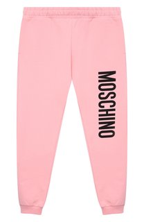 Хлопковые джоггеры Moschino