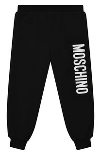 Хлопковые джоггеры Moschino