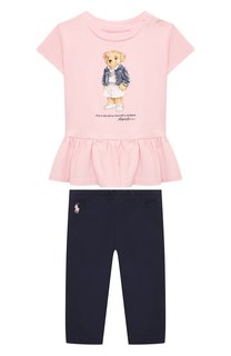 Комплект из футболки и брюк Polo Ralph Lauren