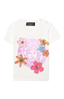 Хлопковая футболка Versace