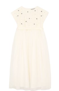 Платье с завышенной талией и декором Il Gufo