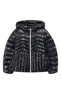 Пуховая куртка на молнии с капюшоном Moncler Enfant