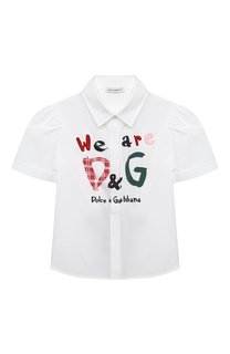 Хлопковая блузка Dolce & Gabbana