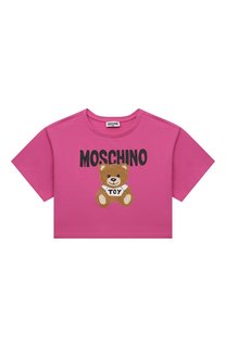 Укороченная футболка Moschino