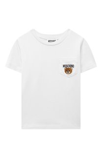 Хлопковая футболка Moschino