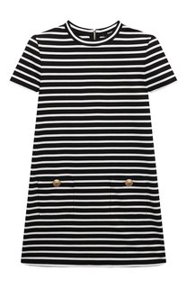 Платье из вискозы Balmain