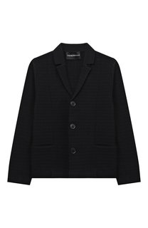 Хлопковый пиджак Emporio Armani