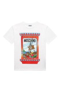 Хлопковая футболка Moschino