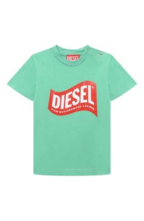 Хлопковая футболка Diesel