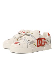 Кожаные кеды Dolce & Gabbana