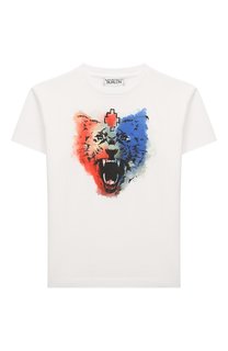 Хлопковая футболка Marcelo Burlon Kids of Milan