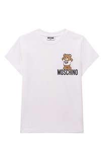 Хлопковая футболка Moschino