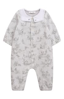 Комбинезон из хлопка и вискозы Tartine Et Chocolat