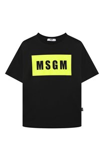 Хлопковая футболка MSGM kids