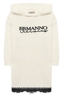 Платье с капюшоном Ermanno Scervino