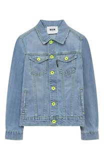 Джинсовая куртка MSGM kids