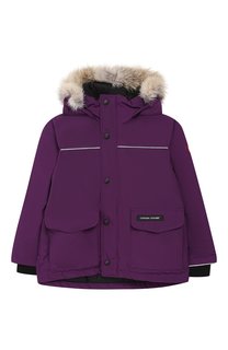 Пуховая парка Logan с меховой отделкой Canada Goose