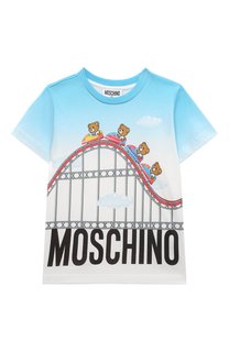 Хлопковая футболка Moschino