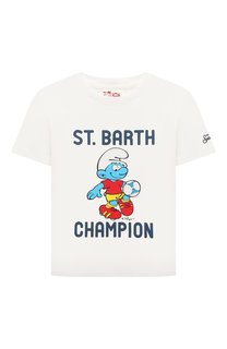 Хлопковая футболка MC2 Saint Barth