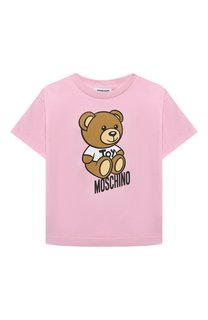 Хлопковая футболка Moschino