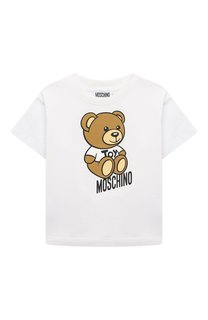 Хлопковая футболка Moschino