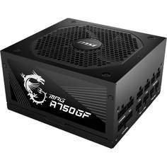 Блок питания MSI Power Supply 750 Вт 80 PLUS GOLD PFC (MPGA750GF)