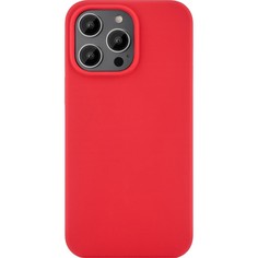 Чехол-накладка uBear Touch Mag Case для iPhone 14 Pro Max, силикон, красный