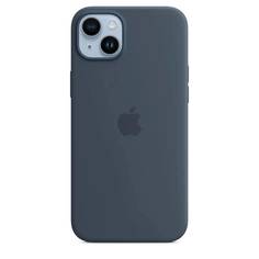 Чехол-накладка Apple MagSafe для iPhone 14 Plus, силикон, штормовой синий