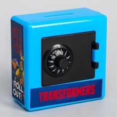 Копилка сейф, 8.8х8.8х7.5 см, трансформеры Hasbro
