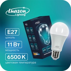 Лампа светодиодная luazon lighting, a60, 11 вт, e27, 990 лм, 6500 к, холодный белый