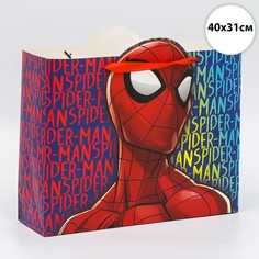 Пакет подарочный, 40 х 31 х 11,5 см Marvel