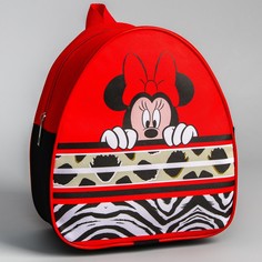 Рюкзак детский, 23х21х10 см, минни маус Disney