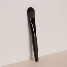 Кисть для макияжа, 14 см, цвет чёрный Queen Fair