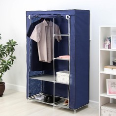 Шкаф для одежды, 103×43×164 см, цвет синий NO Brand