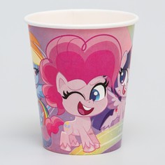 Набор бумажных стаканов, my little pony, 250 мл, 10 шт Hasbro