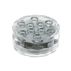Светильник подводный с пду, 10 led, 3 вт, ip68, rgb, от батареек 3*aaa (не в компл.) NO Brand