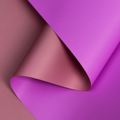 Пленка двусторонняя 0,58 х 5 м фиолетовый - пудра NO Brand
