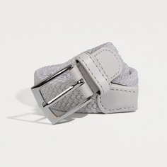 Ремень детский, ширина 2,5 см, пряжка металл, цвет белый NO Brand
